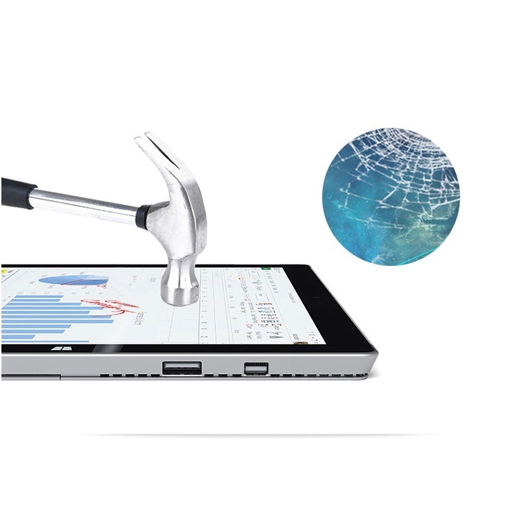 Kính cường lực Microsoft Surface Pro 4, 5, 6, 7, 8, 9, X 12.3 inch và 13 inch chống trầy xước, bảo vệ mànhình