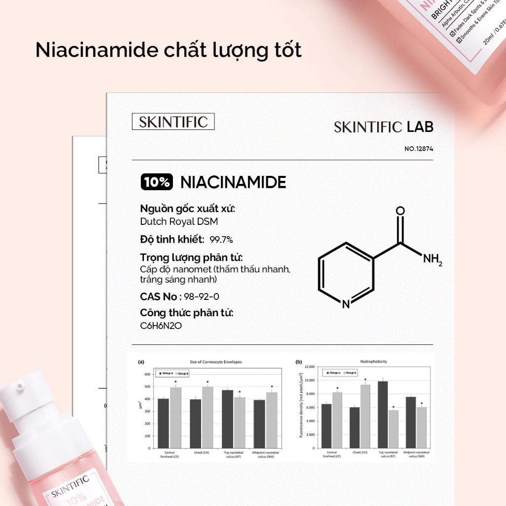Serum Skintific 10% Niacinamide Dưỡng Sáng Da 20ml Hasaki Sản Phẩm Chính Hãng