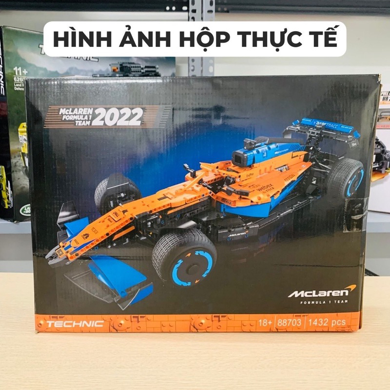 Mô hình lắp ráp siêu xe Technic McLaren F1 2022 tỉ lệ 1:8