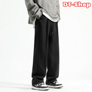 Quần dài Nam ống rộng chất Nỉ Trơn Dây Rút Quần jogger thể thao unisex dày dặn phong cách Ulzzang - dt_shop