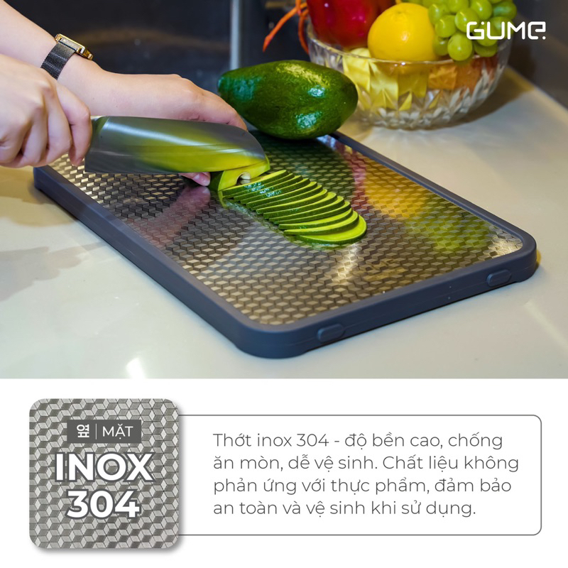 Thớt 2 mặt Gume chống nhiễu khuẩn chéo