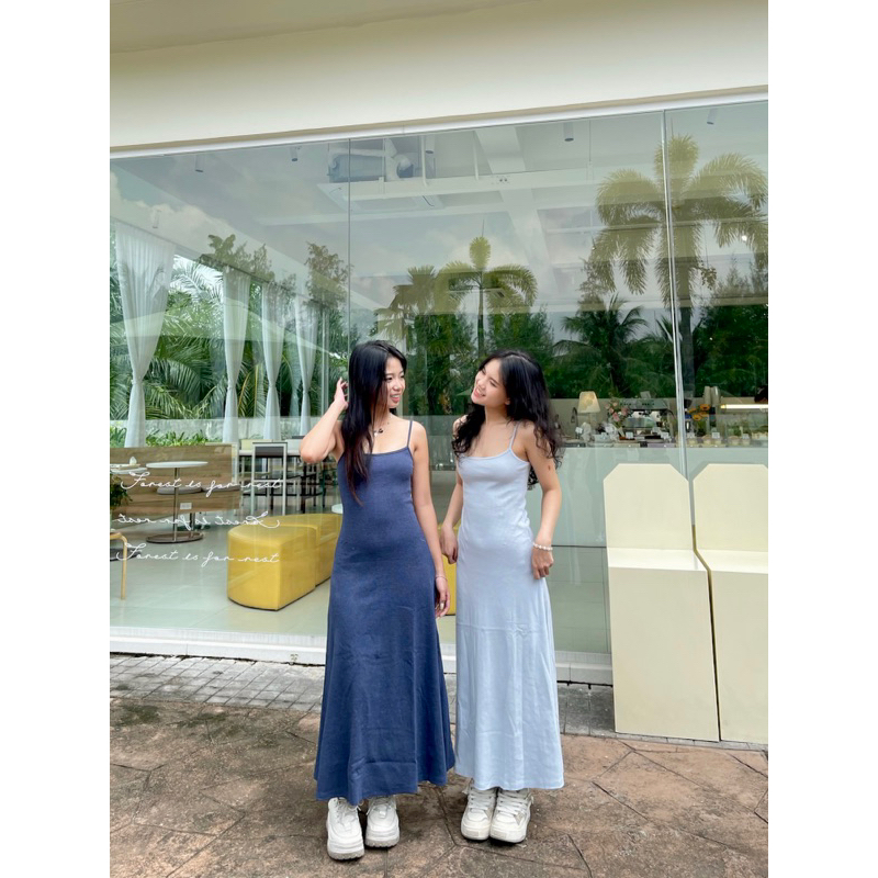 Camila Dress - Đầm dây thun maxi dài Remmus cho nữ