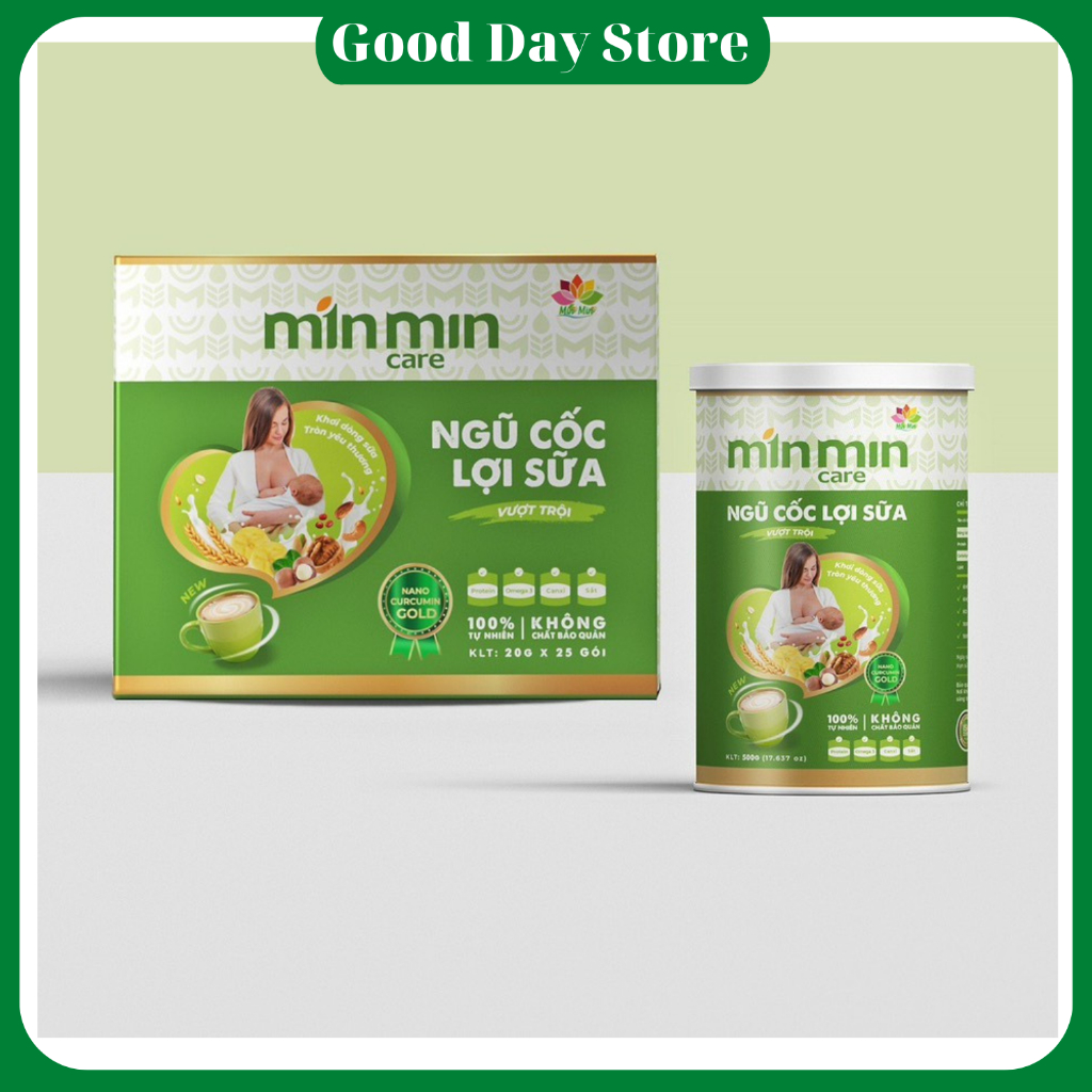 Ngũ cốc lợi sữa vượt trội Min Min Care - Shop Good Day Store