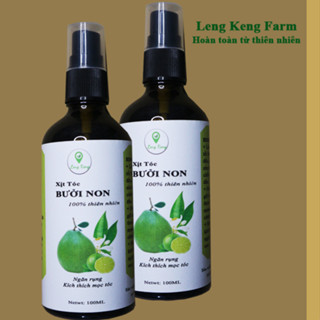 Xịt Mọc Tóc Tinh Dầu Bưởi Non LengKengFarm Kích Thích Mọc Tóc Nhanh, 100% Thiên Nhiên
