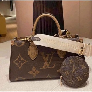 Túi lv onthego new version, size 25 sang chảnh full 2 box