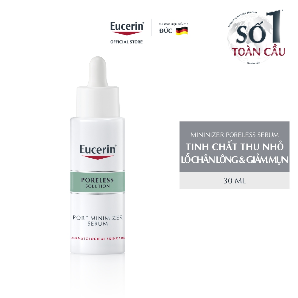 Tinh chất thu nhỏ lỗ chân lông & giảm mụn Eucerin Mininizer Poreless Serum 30ml