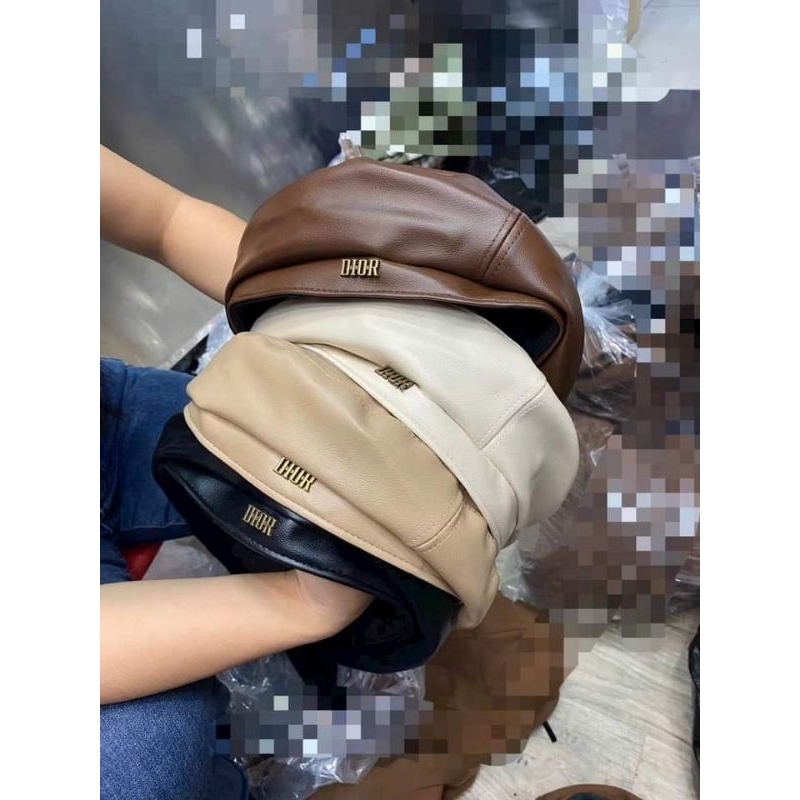 Mũ nồi da cho bé