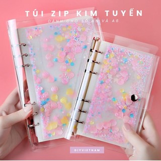 TÚI ZIP KIM TUYẾN A5 A6