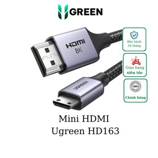Cáp Mini HDMI to HDMI dài 1m hỗ trợ 8K Ugreen 15514