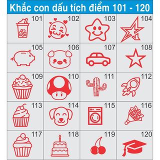 Khắc con dấu sticker logo tích điểm