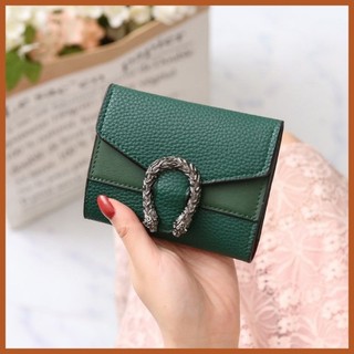 [ẢNH THẬT] Ví nữ mini ngắn cầm tay khóa rồng nhỏ gọn bền đẹp