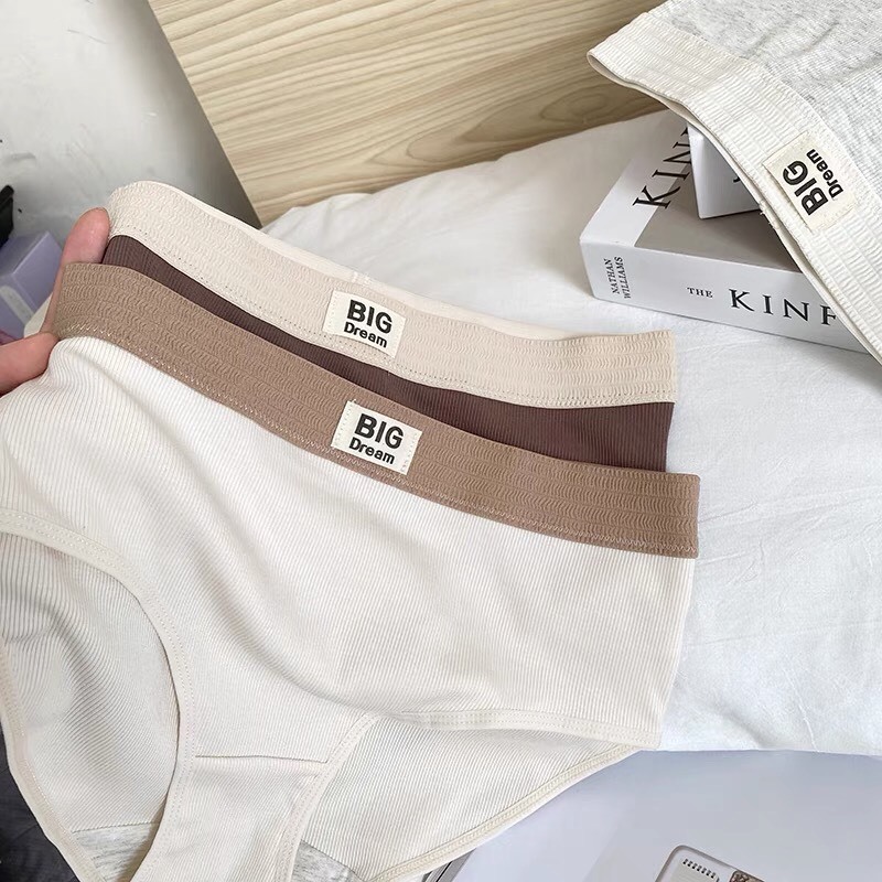 Quần lót nữ Vanvene Q704, Quần lót cotton tăm BIG DREAM trẻ trung năng động co giãn 4 chiều mềm mịn