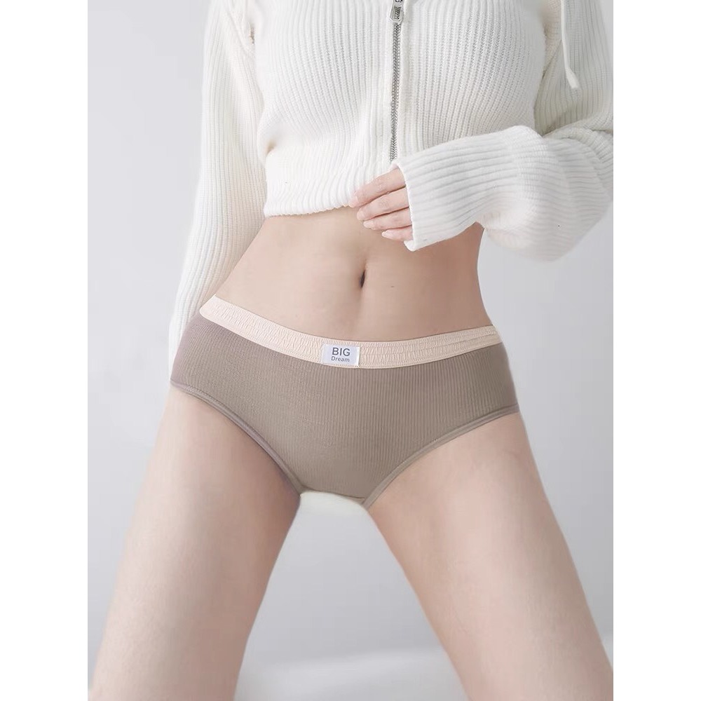 Quần lót nữ Vanvene Q704, Quần lót cotton tăm BIG DREAM trẻ trung năng động co giãn 4 chiều mềm mịn