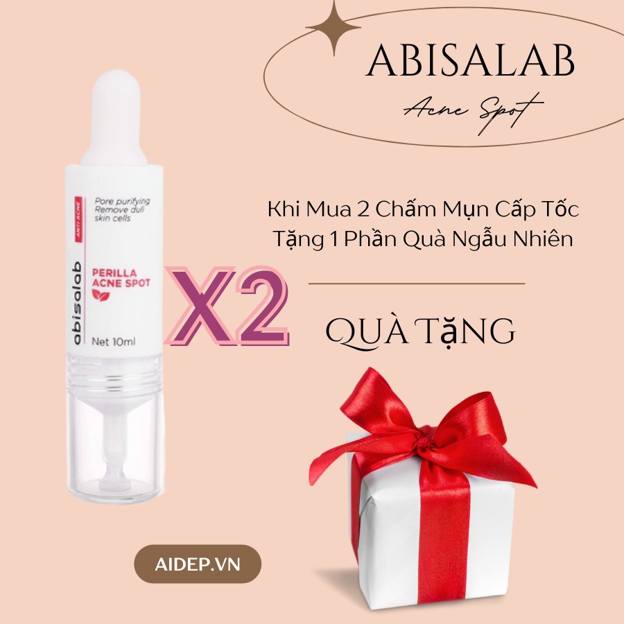Tinh Chất Giảm Viêm Giảm Mụn Tức Thì Perilla Acne Spot ABISALAB