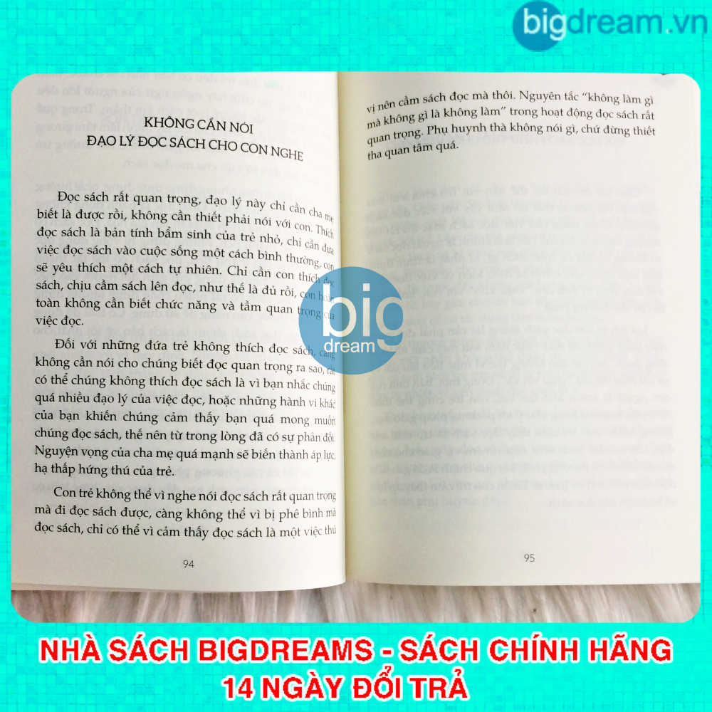 Sách - Nuôi dạy một đứa trẻ thích đọc sách - Phát triển trí tuệ và nhân cách cho bé