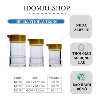 Hủ Đựng Nước Chấm Nhựa Acryclic