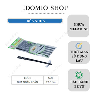 Đũa Nhựa Đen,Đũa Melamine Faraco ( Vỉ 10 Đôi)