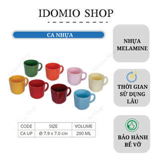 Ly Nhựa Có Quai Nhiều Màu ( CAUP)