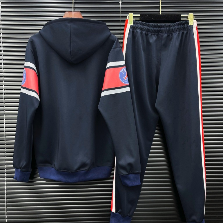 Bộ Nỉ Thể Thao Nam Paris Logo Thêu Ngực Thời Trang Hot Trend 2023