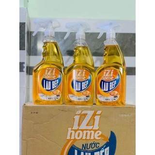 Nước sịt tẩy đa năng nhà bếp izi home chai 650gr