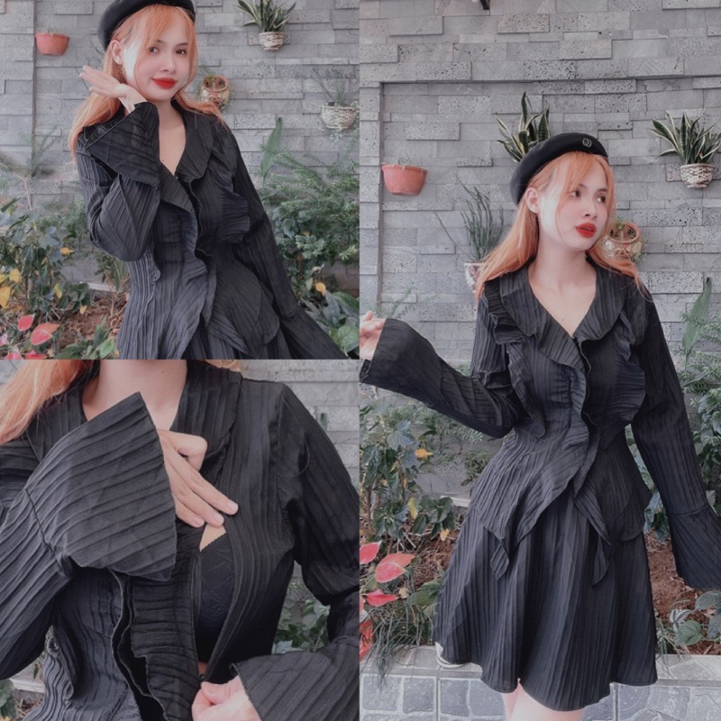 Set Váy Áo + Chân Váy Cho Con Bú S04