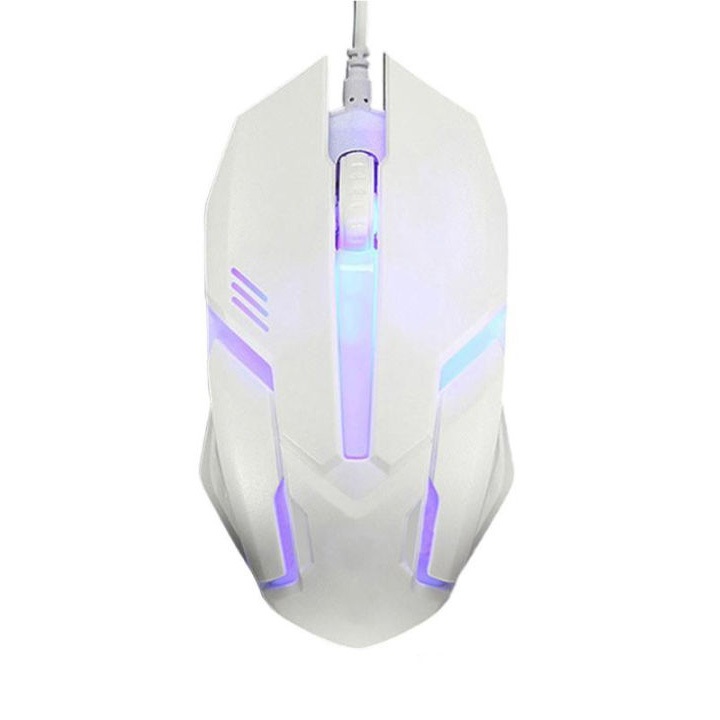 Chuột chơi game có dây đèn kiểu dáng cá tính phong cách đẹp mắt 1000 Dpi với đèn nền LED cho PC / Máy tính xách tay
