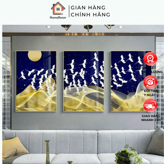 Tranh Tráng Gương Treo Tường Siêu Đẹp treo phòng khách, phòng làm việc , cầu thang , phòng ngủ ...Tặng kèm đinh treo