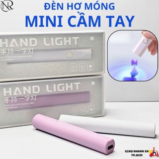  Đèn hơ móng mini cầm tay tích điện Đèn sấy khô sơn móng tay mini hỗ trợ làm móng nghệ thuật cầm tay tiện lợi - NailsRed 