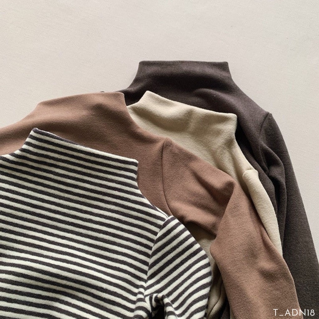 Áo dài tay cho bé trai bé gái, áo dài tay trẻ em EMBES KIDS 9kg - 21kg