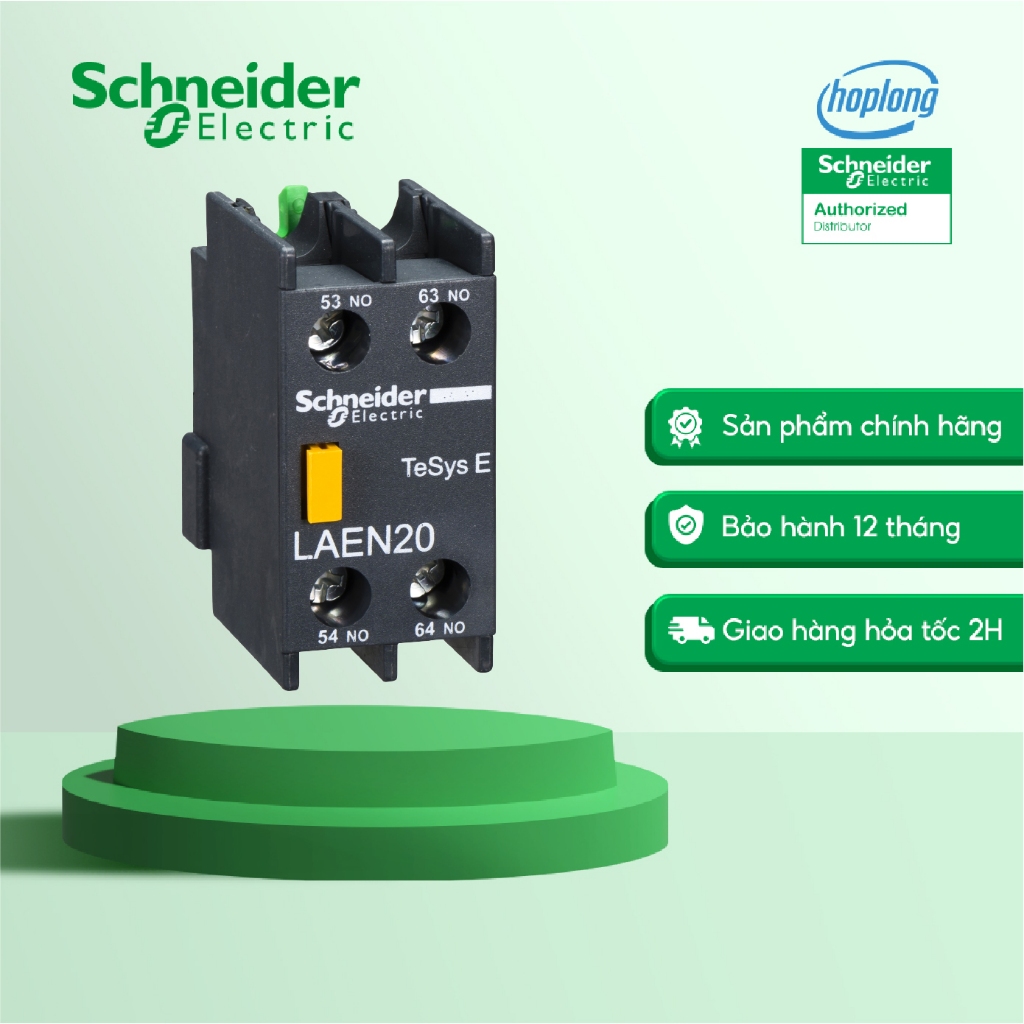 Tiếp điểm phụ Schneider LAEN11 1NO+1NC gắn mặt trước
