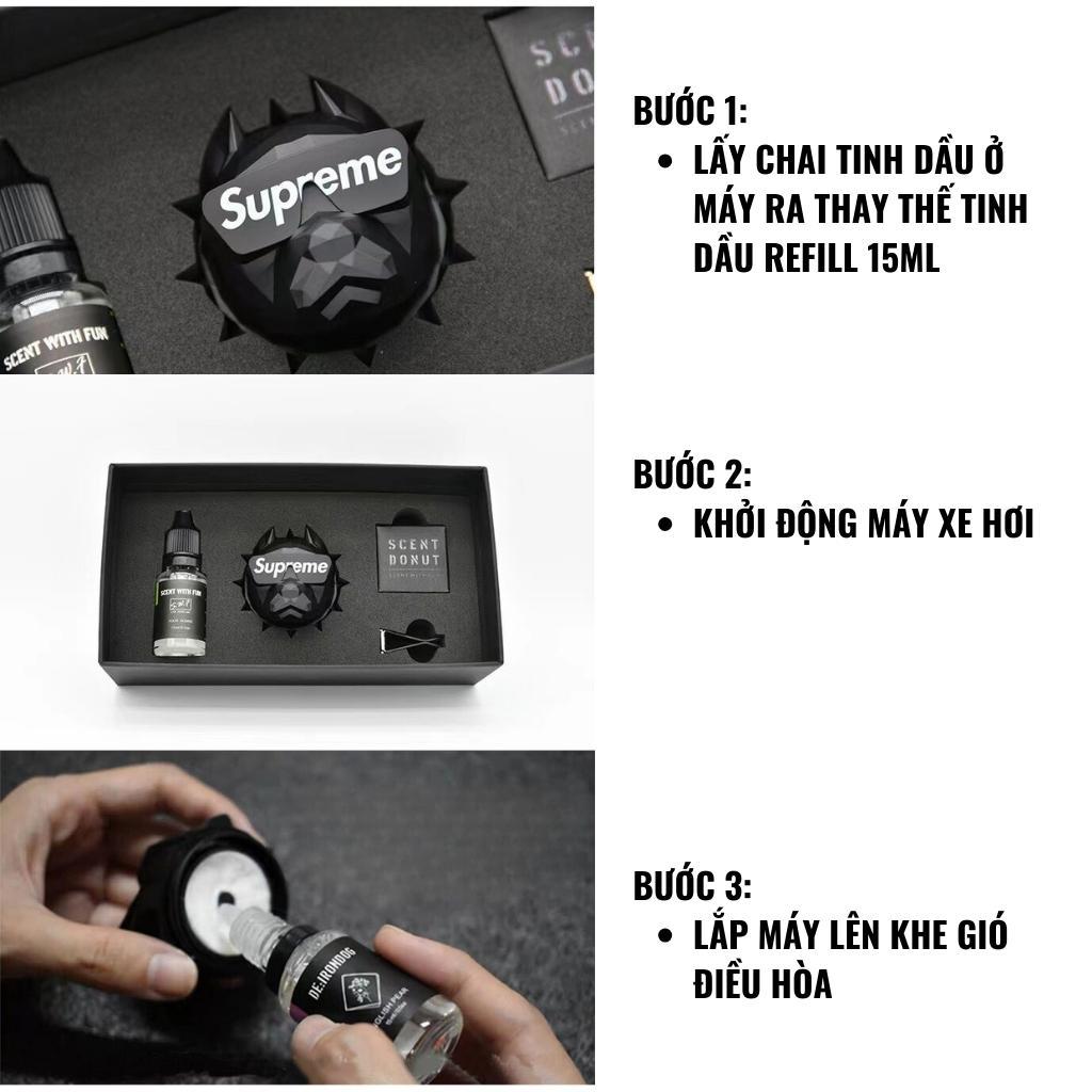 Nước Hoa Xe Hơi Cao Cấp Refill Nhiều Mùi Hương Cho Máy Khuếch Tán Tinh Dầu Thơm 15ml