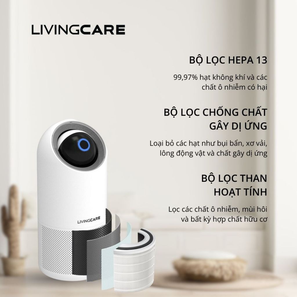 Máy lọc không khí Galaxy Series - Air Purifier Galaxy Series - Livingcare Việt Nam