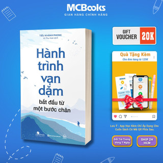 Sách - hành trình vạn dặm bắt đầu từ một bước chân - mcbooks