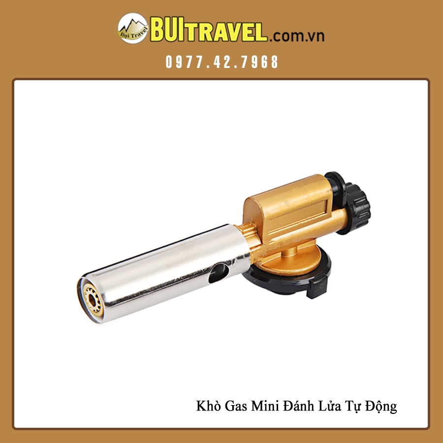 Khò Gas Du Lịch Tự Động Đánh Lửa Đa Năng