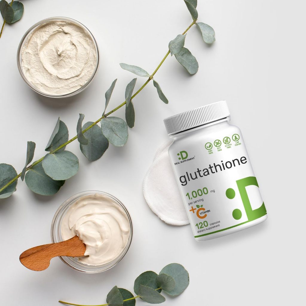 Deal Supplement Glutathione Reduced 1000mg + Vitamin C