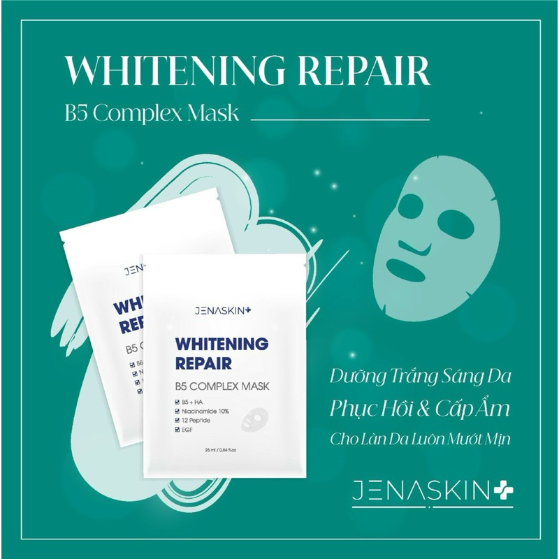 MẶT NẠ TRẮNG DA CẤP ẨM B5 JENASKIN HÀN QUỐC