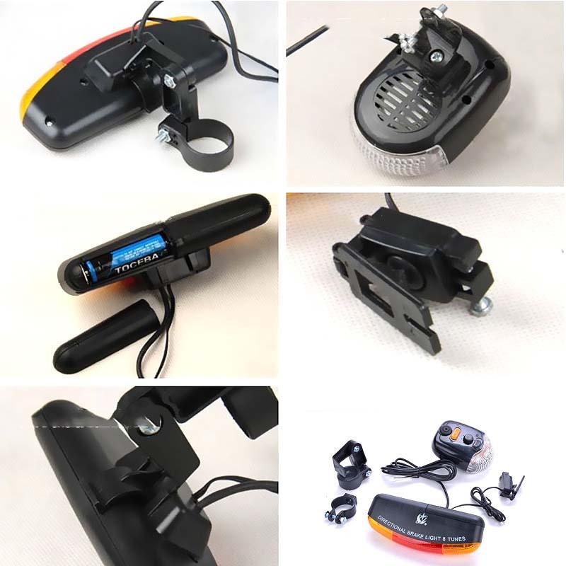 Đèn còi xe đạp đa năng đèn xinh nhan XC408