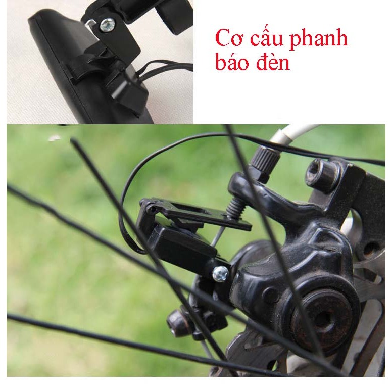 Đèn còi xe đạp đa năng đèn xinh nhan XC408