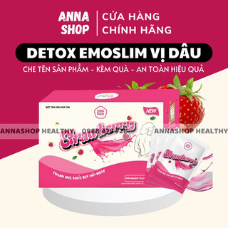Nước detox giảm cân strawberry/ giam can nhanh