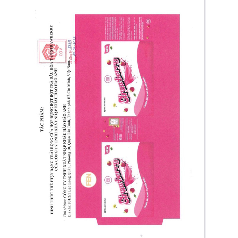 NƯỚC DETOX GIẢM CÂN STRAWBERRY/ giam can nhanh