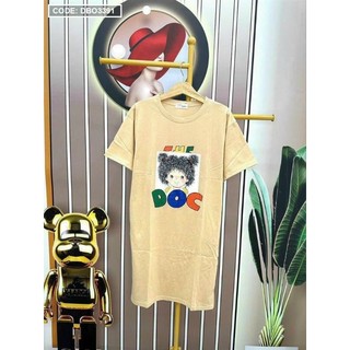 Đầm thun suông in hình cute