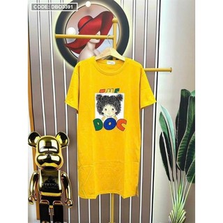 Đầm thun suông in hình cute