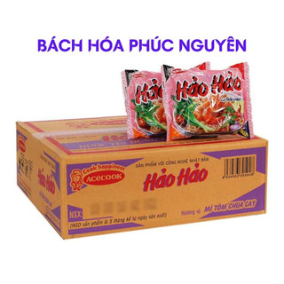 Thùng mì hảo hảo tôm chua cay 30 gói 75g date mới