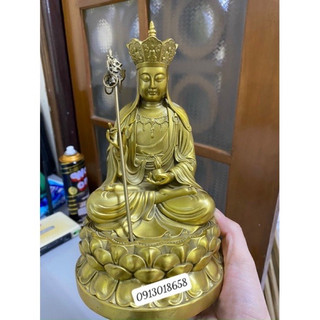 Tượng địa tạng vương bồ tát, địa tạng bồ tát đức ngài địa tạng bằng đồng.