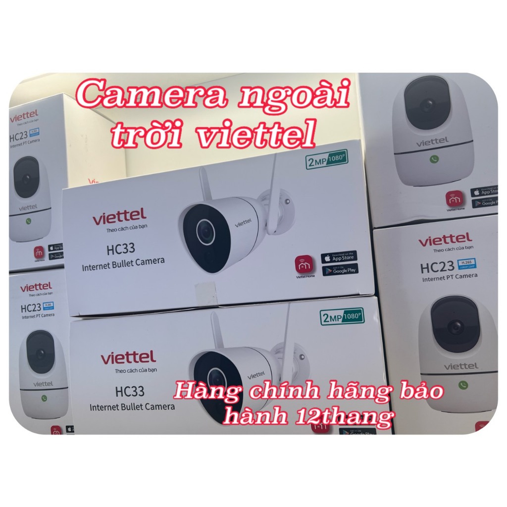 Camera viettel ngoài trời hc33 tầm nhìn xa siêu nét khoảng cách 30m