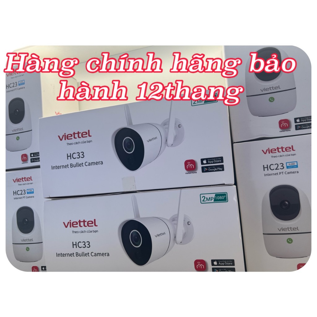 Camera viettel ngoài trời hc33 tầm nhìn xa siêu nét khoảng cách 30m