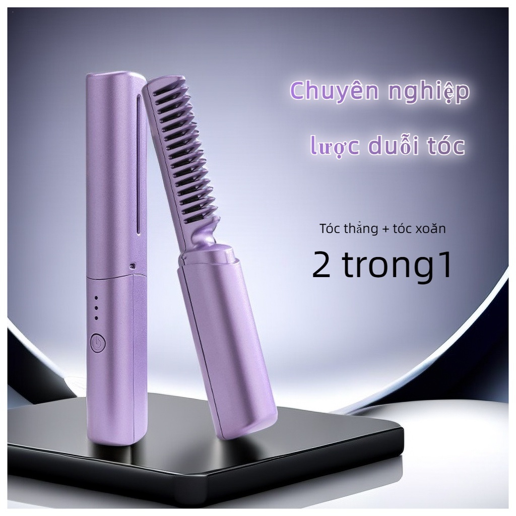 Lược Điện Chải Thẳng Tóc Mini Không Dây Đa Năng S.NY 10