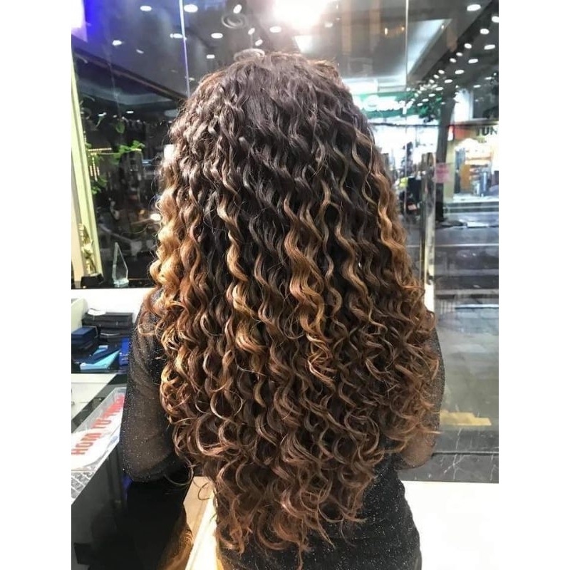 Trục dài uốn xoăn xù mì xoăn hippy .bộ 24 cây dài 17 cm