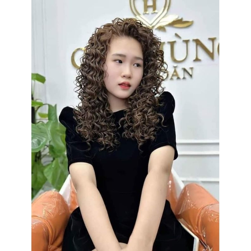 Trục dài uốn xoăn xù mì xoăn hippy .bộ 24 cây dài 17 cm