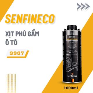 Xịt phủ gầm gốc nhựa cao su ô tô SENFINECO 9907 Anticor Underbody Protection dung tích 1000ml
